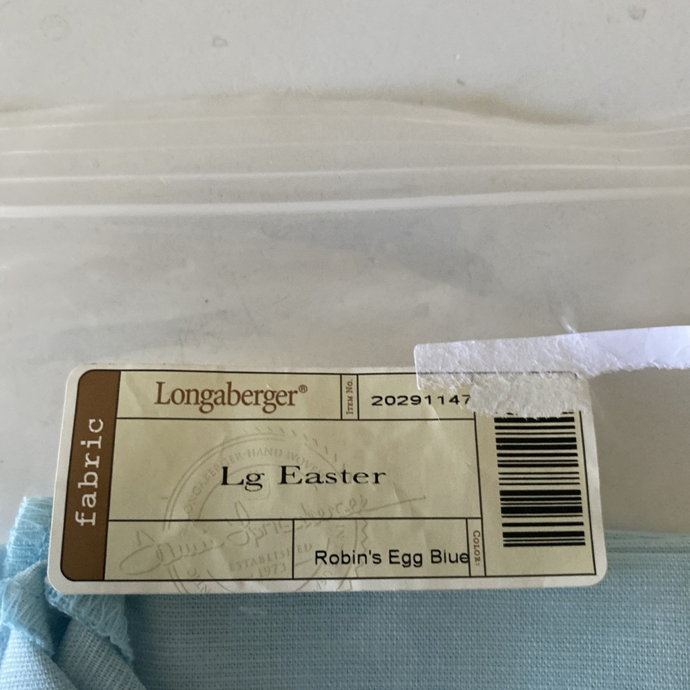 Longaberger 2003 Large & Small Easter Liner in Robin's Egg Blue #20291147 - Picture 3 of 9